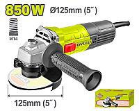 კუთხსახეხი 125MM 850W DTAG15851