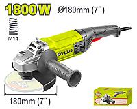 კუთხსახეხი 180MM 1800W DTAG851801