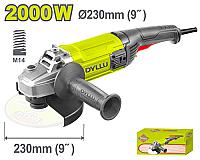 კუთხსახეხი 230MM 2000W DTAG852001