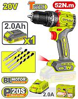 Li-Ion ხრახნ დამჭერი 20V 52ნ DTCDP5282