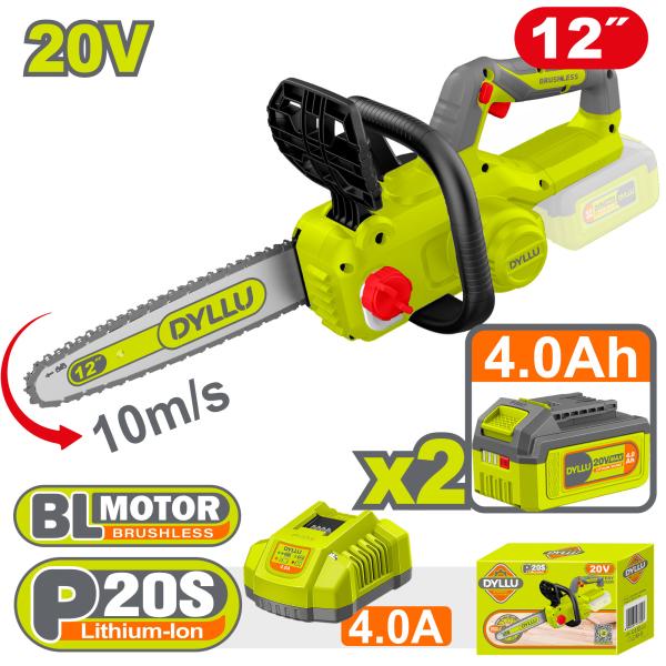 Li-Ion ჯაჭვური ხერხი 20V DTCLP5121 - Image 1