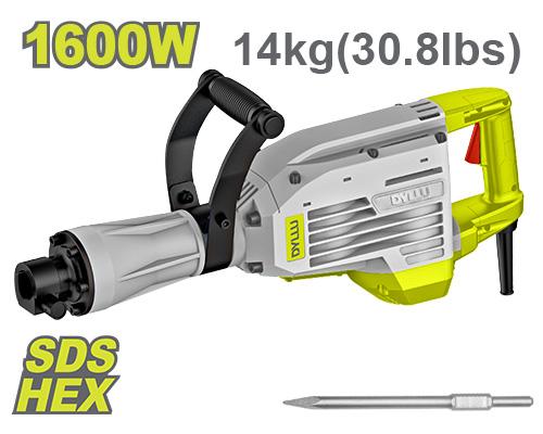 SDS HEX პნევმატური პერფერატორი 1600W 45J DTDB1D80 - Image 1