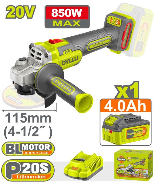 Li-Ion კუთხსახეხი 20 V 850W DTLAP5421 - Image 1