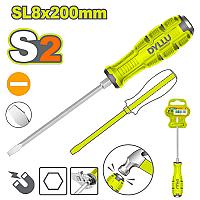 დარტყმითი სახრახნისი SL8x200MM DTQJ1288
