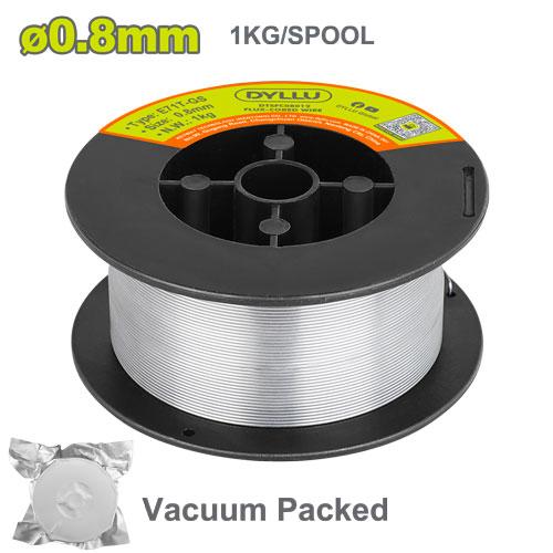 შედუღების მავთული 1KG 0.8MM ფლუქსით  DTSFC08012 - Image 1