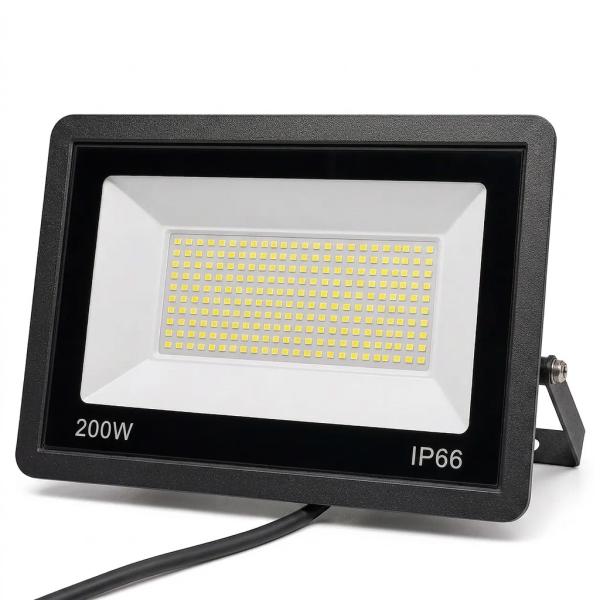 დიოდური პროჟექტორი 100 lm/W IP66 200w 6500k - Image 1