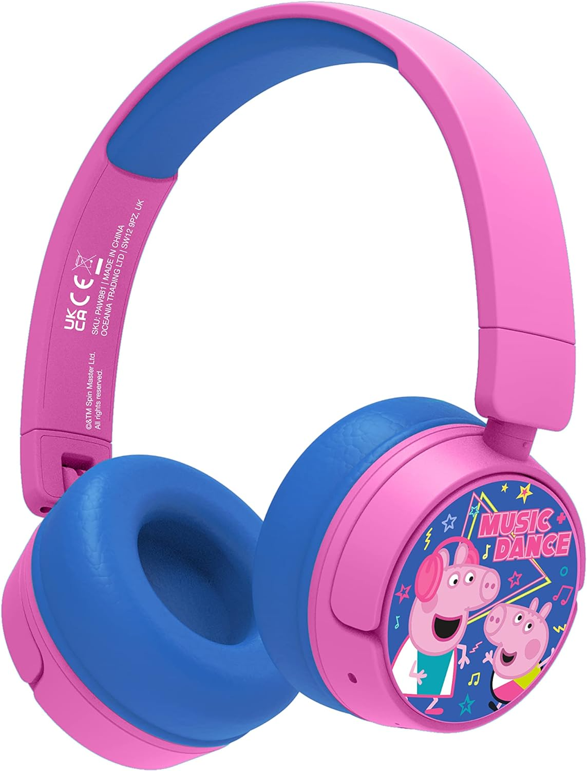 OTL Peppa Pig Music Dance Kids Wireless Headphone