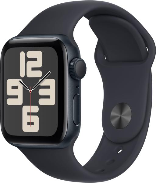 Apple Watch SE 2 GPS Gen.2 44mm Midnight Aluminium Case with Midnight Sport Band - S/M (MRE73) - Image 2