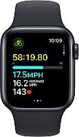 Apple Watch SE 2 GPS Gen.2 44mm Midnight Aluminium Case with Midnight Sport Band - S/M (MRE73) - Thumbnail 3