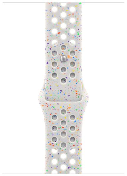 Apple 45mm Pure Platinum Nike Sport Band - M/L (MUV13ZM/A) - Image 1