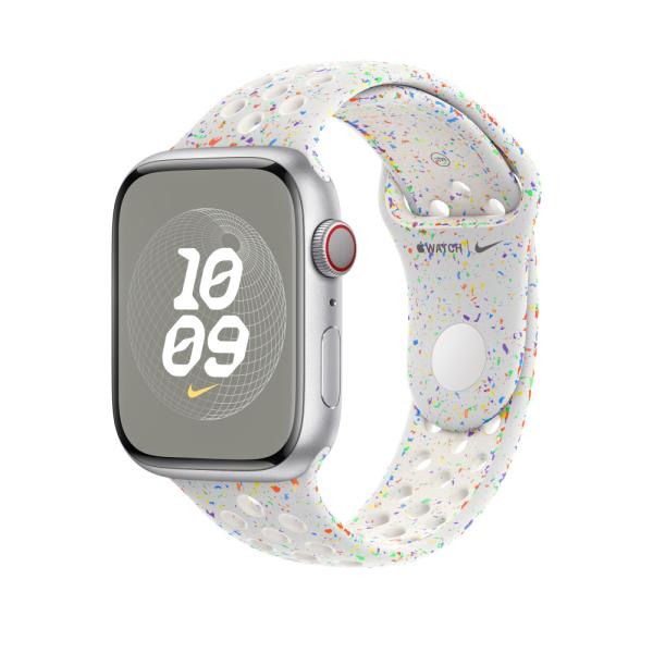Apple 45mm Pure Platinum Nike Sport Band - M/L (MUV13ZM/A) - Image 2