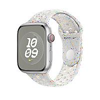 Apple 45mm Pure Platinum Nike Sport Band - M/L (MUV13ZM/A) - Thumbnail 2
