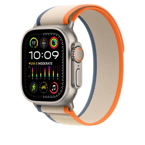 Apple 49mm Orange/Beige Trail Loop - M/L (MT5X3ZM/A) - Image 2