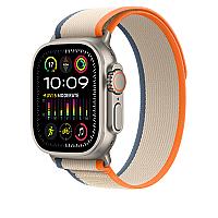Apple 49mm Orange/Beige Trail Loop - M/L (MT5X3ZM/A) - Thumbnail 2