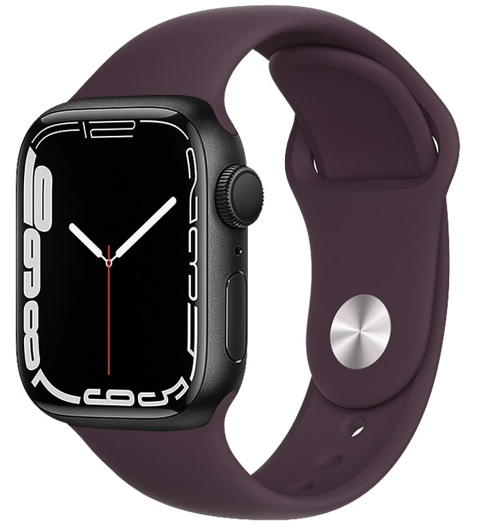 Hoco Watchband iWatch WA01 Flexible series classic sports silicone strap 38/40/41mm for Apple Watch series 1/2/3/4/5/6/7/8/SE Crimson cherry