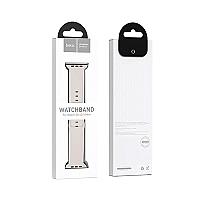 Hoco Watchband WA01 classic sports silicone strap(42/44/45/49mm) White - Thumbnail 2