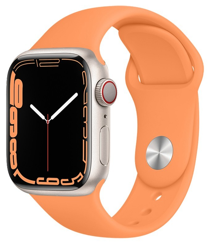 Hoco Watchband iWatch WA01 Flexible series classic sports silicone strap 42/44/45/49mm for Apple Watch series 1/2/3/4/5/6/7/8/SE/Ultra Calendula