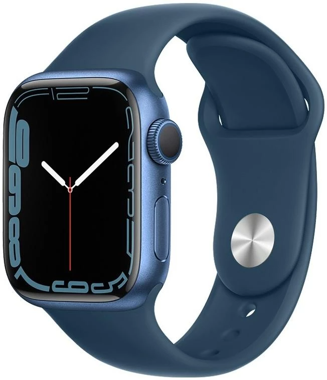 Hoco Watchband iWatch WA01 Flexible series classic sports silicone strap 38/40/41mm for Apple Watch series 1/2/3/4/5/6/7/8/SE Evening blue