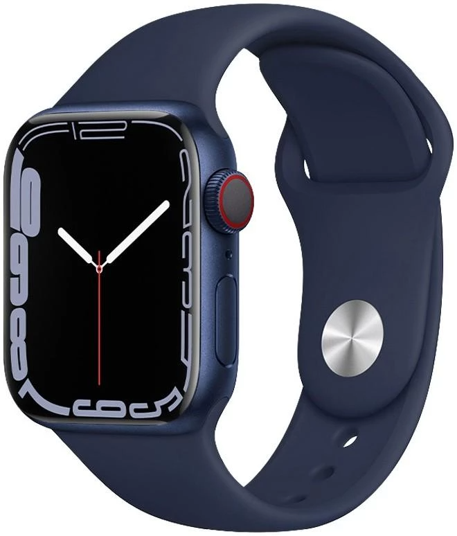 Hoco Watchband iWatch WA01 Flexible series classic sports silicone strap 38/40/41mm for Apple Watch series 1/2/3/4/5/6/7/8/SE Deep blue