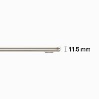 Apple MacBook Air 15" M2 8-core CPU and 10-core GPU (8GB/256GB) - Starlight - Thumbnail 3