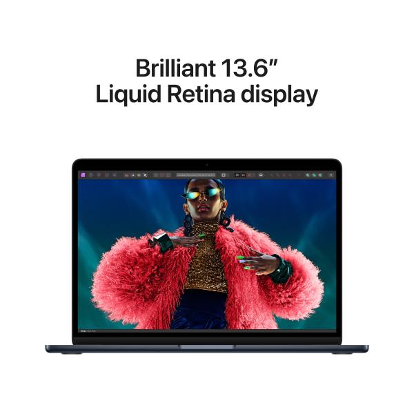 Apple MacBook Air 13inch M3 8-core CPU and 8-core GPU (8GB/256GB) SSD - Midnight - Image 6