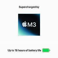 Apple MacBook Air 13inch M3 8-core CPU and 8-core GPU (8GB/256GB) SSD - Midnight - Thumbnail 7