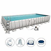 Bestway 56623 კარკასული აუზი 956 X 488 X 132სმ - Thumbnail 2