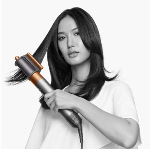 თმის სახვევი Dyson HS05 Airwrap Multi-styler Complete Long With Diffuser Nickel/Copper