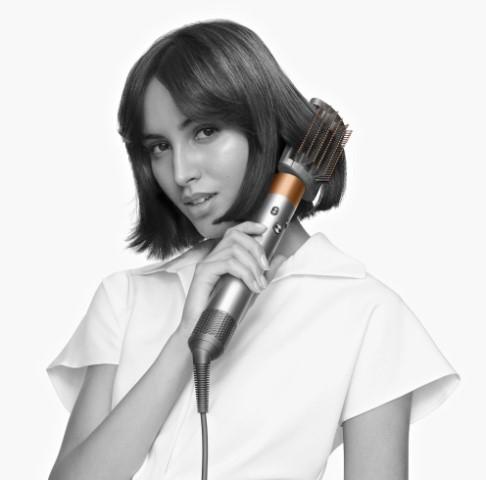 თმის სახვევი Dyson HS05 Airwrap Multi-styler Complete Long With Diffuser Nickel/Copper