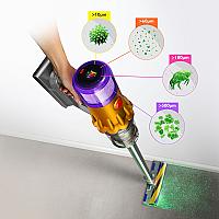 ხელის მტვერსასრუტი Dyson SV47 V15 Detect Absolute Vacuum Cleaner Yellow/Nickel - Thumbnail 4