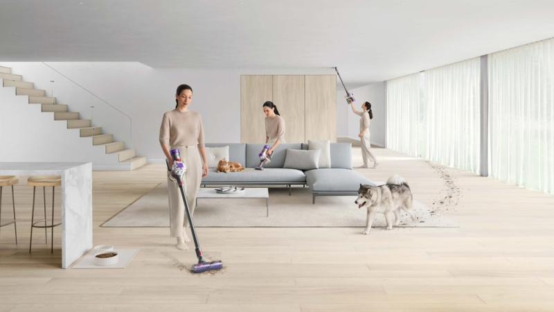 ხელის მტვერსასრუტი Dyson V8 Extra Vacuum Cleaner Nickel - Image 9