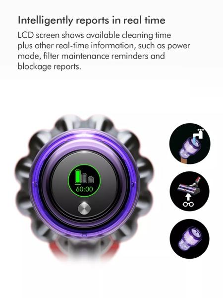 ხელის მტვერსასრუტი Dyson SV28 V11 Absolute Extra Vacuum Cleaner Nickel/Blue
