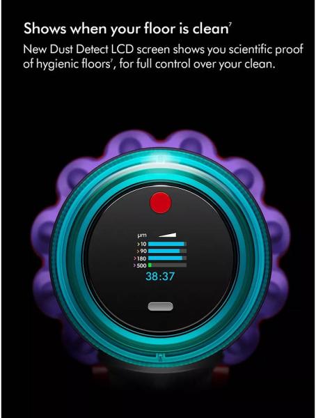 ხელის მტვერსასრუტი Dyson SV23 Gen5Detect Absolute Vacuum Cleaner Purple - Image 9