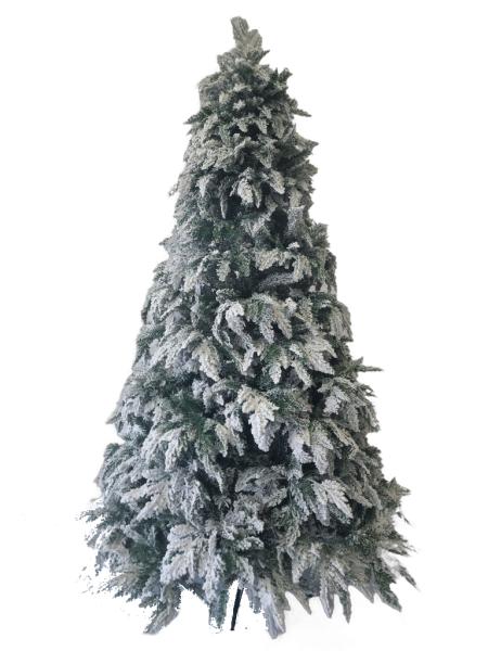 240 სმ დათოვლილი ნაძვის ხე სილიკონის ტოტებით 24522 - Image 1