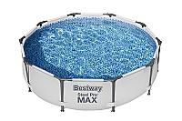 3.05m x 0.76m მრგვალი კარკასული აუზი ფილტრით  Bestway 56408
