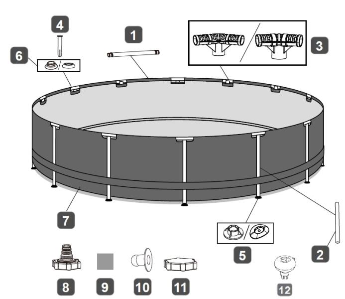 Bestway 56408 Round Frame Basin - Image 3