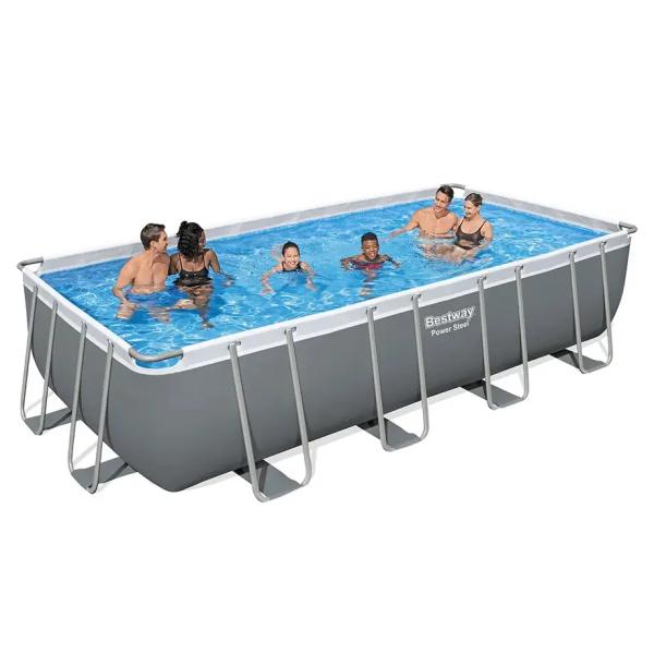 Bestway 5619Q მართკუთხედი კარკასული აუზი - Image 1