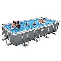 Bestway 5619Q მართკუთხედი კარკასული აუზი