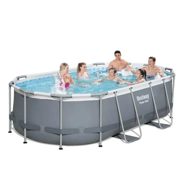 Bestway 56620 ოვალური კარკასული აუზი - Image 1