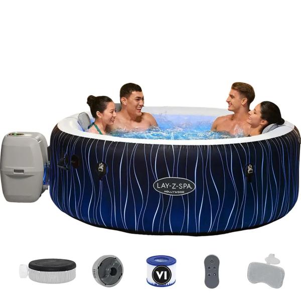 Bestway 60059 Inflatable Spa Pool Hollywood Luxe AirJet Jacuzzi - Image 1