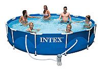 Prefabricated frame pool with filter 3.66cm x 76cm Intex 28212
