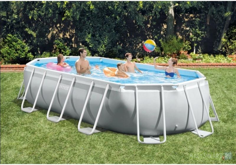 Intex 26798NP ოვალური კარკასული აუზი - Image 1