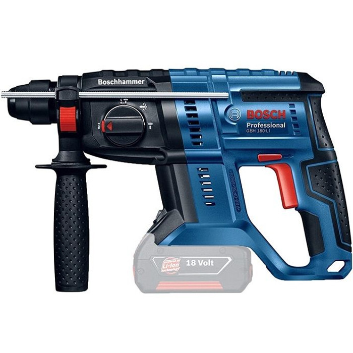 BOSCH პერფერატორი აკუმულატორითა და ბურღით GBH 180-LI (18 V)