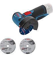Bosch უსადენო კუთხ სახეხი GWS 12V-76