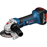BOSCH აკუმულატორული კუთხსახეხი GWS 18-125 V-LI + (1x4,0Ah+GAL 18-40 C) (18 V)