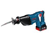 Bosch უკუქცევითი ხერხი აკუმულატორზე GSA 18V-LI + (1x4,0Ah + GAL 18-40 C)