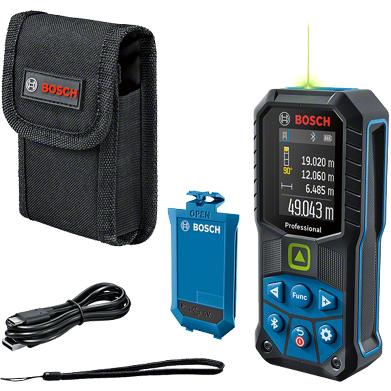BOSCH ლაზერული მანძილის საზომი ხელსაწყო GLM 50-27 CG