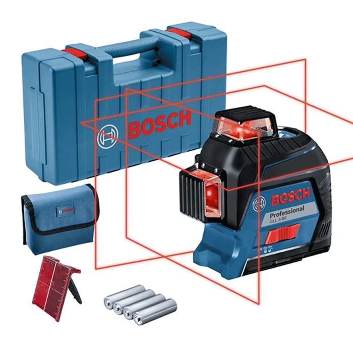 BOSCH ლაზერული ნიველირი GLL 3-80 (CARRY CASE)