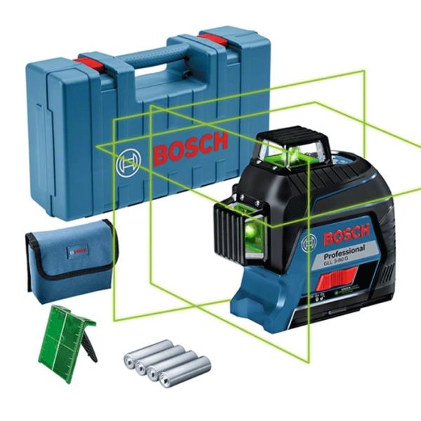 BOSCH ლაზერული ნიველირი (ქეისით) GLL 3-80 G - Image 1