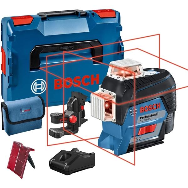 BOSCH ლაზერული ნიველირი GLL 3-80 C L-Boxx BM 1 - Image 1